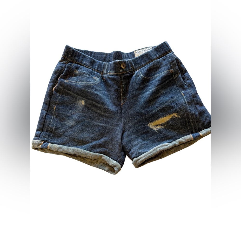 rag & bone Distressed Blue Jean Shorts